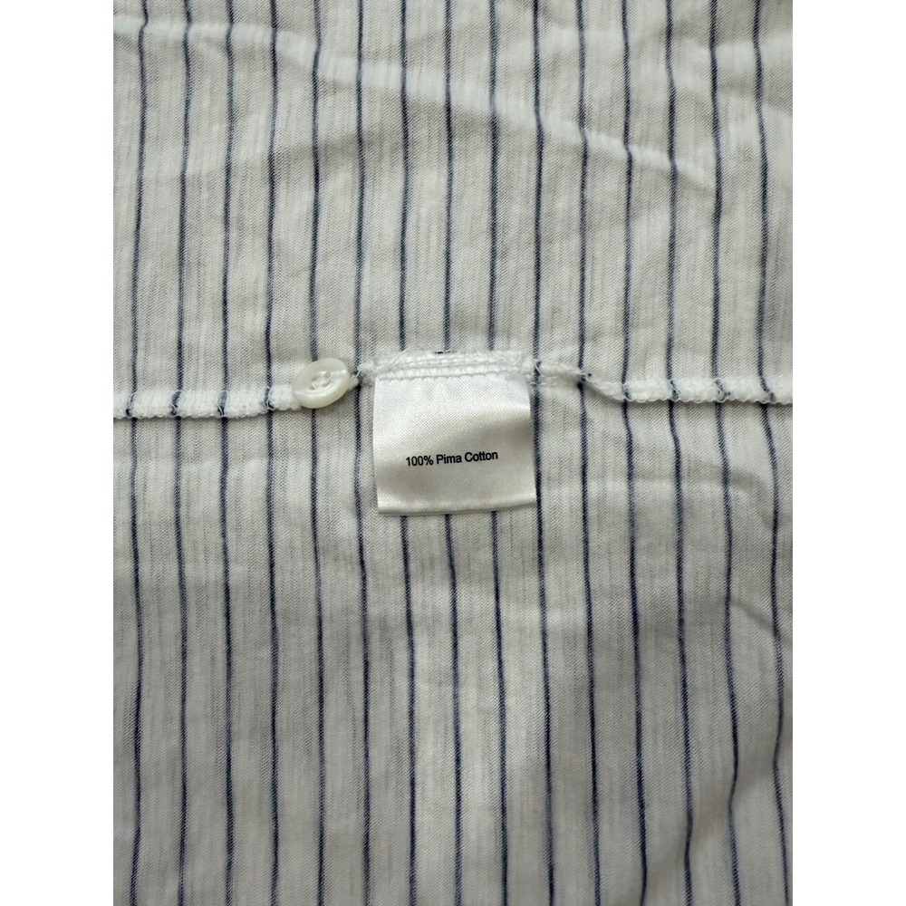 Peter Millar Journeyman Navy Stripe Short Sleeve Pima Cotton Polo XXL - Picture 4 of 5